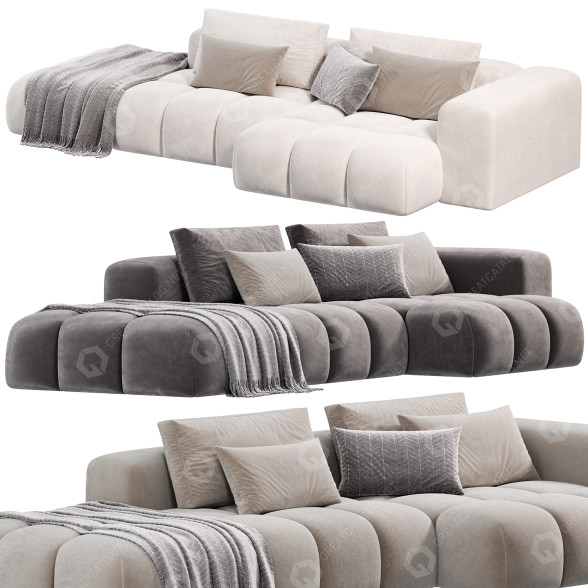 Sofa Noho Home Shamara 3D-Modell