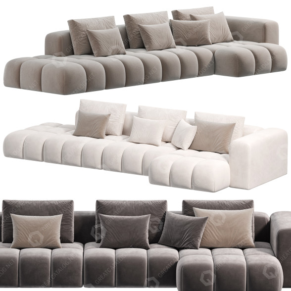 Sofa Noho Home Shamara Big 3D-Modell