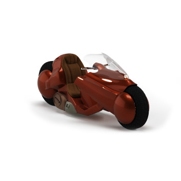 Motocykl Katsuhara Model 3D