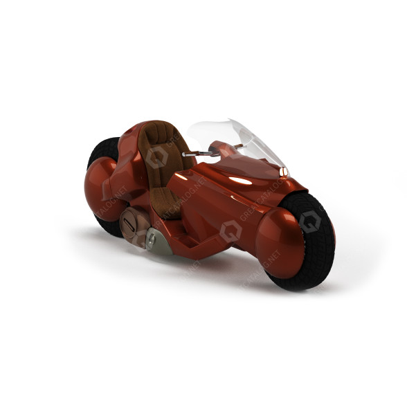 Motocicleta Katsuhara Modelo 3D