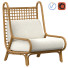 Sillón CB2 Ouen Rattan Accent - artpolka