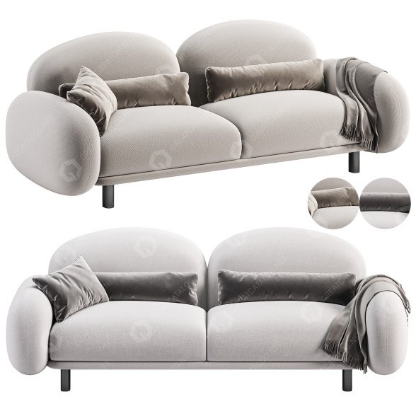 Диван Roche Bobois Presage Large 3 Seat 3D модель