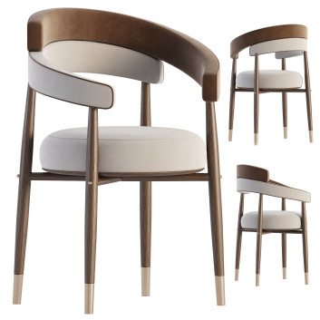 Stuhl  1stDibs 21st Century Marlene Cotton 3D-Modell