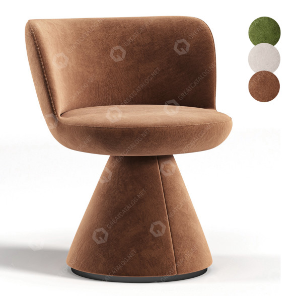 Fotel B&B Italia Flair O model 3D