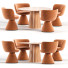 Table et chaises Ton POV 461 and Flair - Rivera 3D