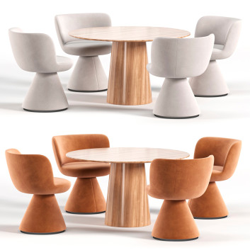 Table and Chairs Ton POV 461 and Flair