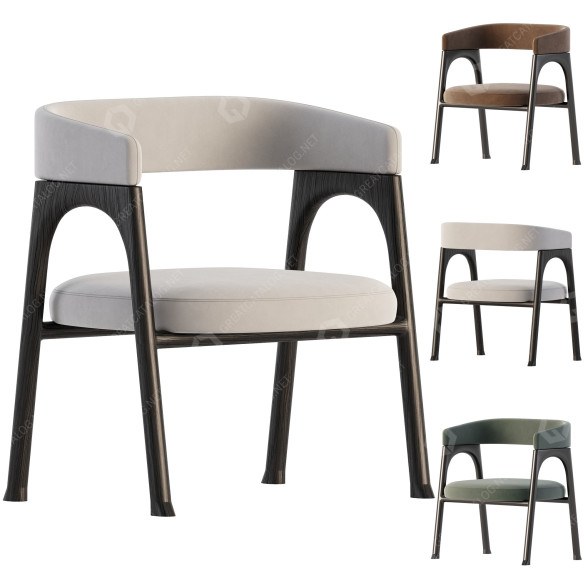 Stuhl Baxter Corinne 3D-Modell