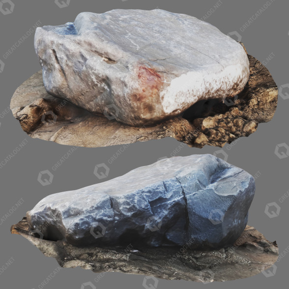 Декор Rock 01 3D модель