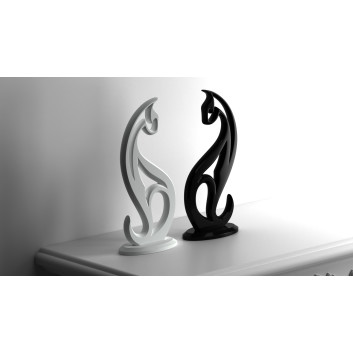 Statuette Cat 3D model