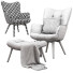 Sillón y otomana Jysk Guldborg - buskanini