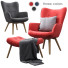 Sillón y otomana Jysk Guldborg - buskanini