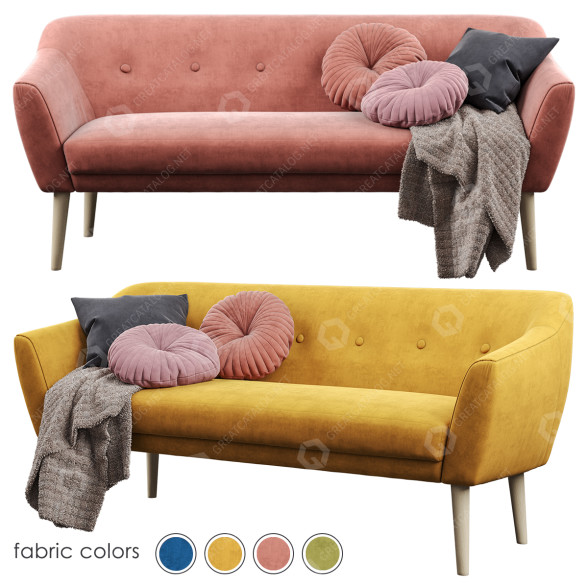 Sofa Signal Meble Bergen 3 3D model