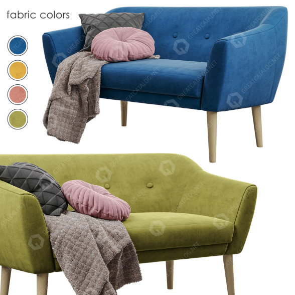 Sofa Signal Meble Bergen 2 3D model