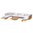 Диван та журнальний столик Sutherland Plateau Left Arm Facing Daybed - Navruzpro