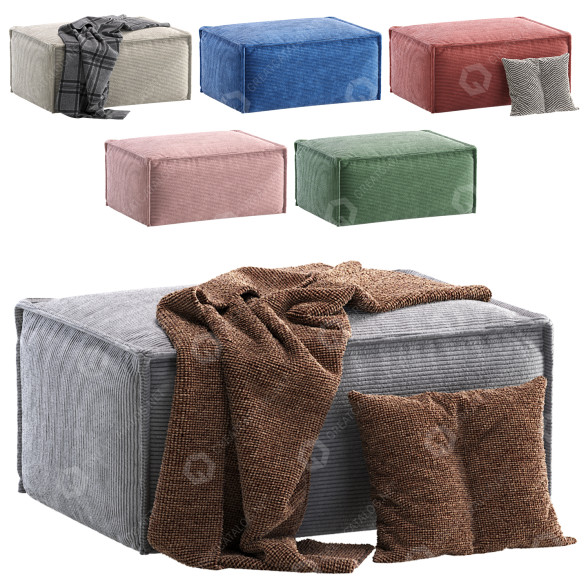 Puf Blok by inmyroom ru Modelo 3D