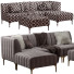 Sofa and Ottoman Pottery Barn Avalon - buskanini