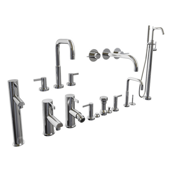 Змішувачі Aquabrass Blade Collection 3D модель