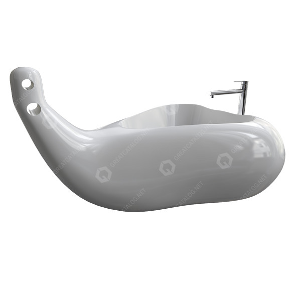 Ванна Amoeba 3D модель