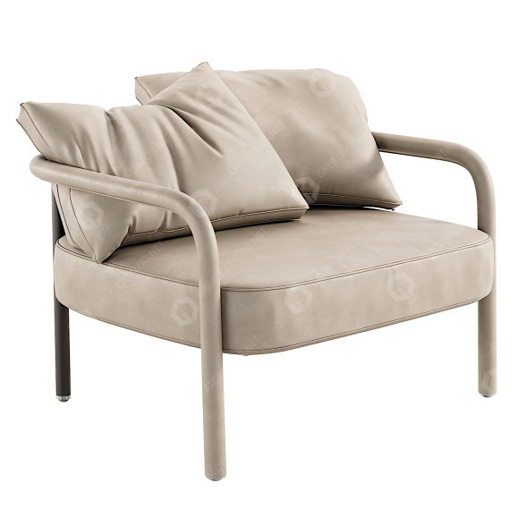 Sillón B&B Italia Pochette Modelo 3D