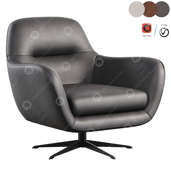 Sillón Moi Modelo 3D
