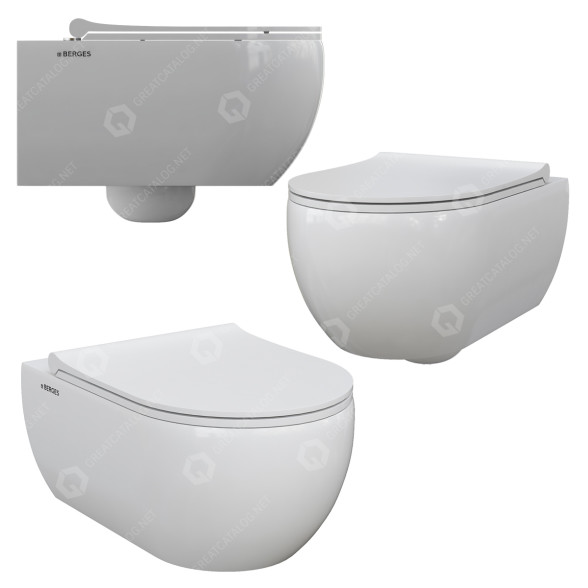 Toilette Ego by Berges 3D-Modell