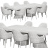 Mesa y sillas Dior Dark Dining Set - Sabirjanov