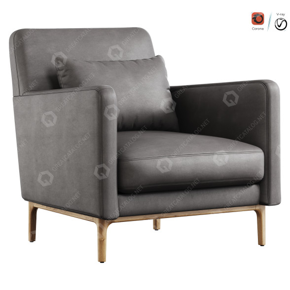 Fauteuil Saloni Mobilya Villa modèle 3D