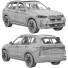 Автомобіль BMW iX3 2022 - zifir3d