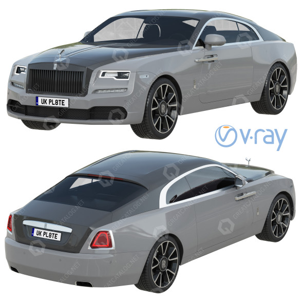 Автомобіль Rolls-Royce Wraith 3D модель