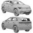Coche Volkswagen ID6 Crozz - zifir3d