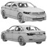Samochód Volkswagen Jetta - zifir3d