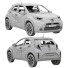 Автомобіль Toyota Aygo X - zifir3d