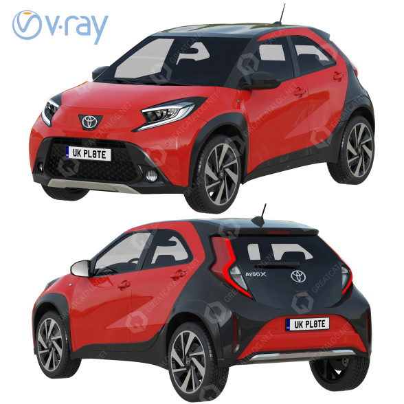 Автомобіль Toyota Aygo X 3D модель