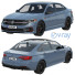 Coche Volkswagen Jetta GLI - zifir3d