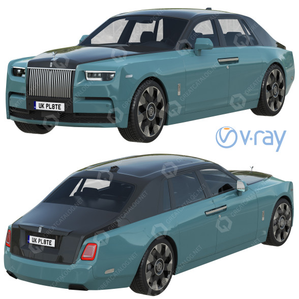 Автомобіль Rolls-Royce Phantom Series II 3D модель