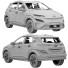 Auto Hyundai Kona 2022 - zifir3d