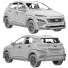 Coche Hyundai Kona N-Line - zifir3d