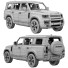 Auto Land Rover Defender 130 - zifir3d