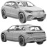 Samochód Mercedes-Benz EQS SUV - zifir3d