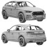 Coche Audi SQ5 Sportback - zifir3d
