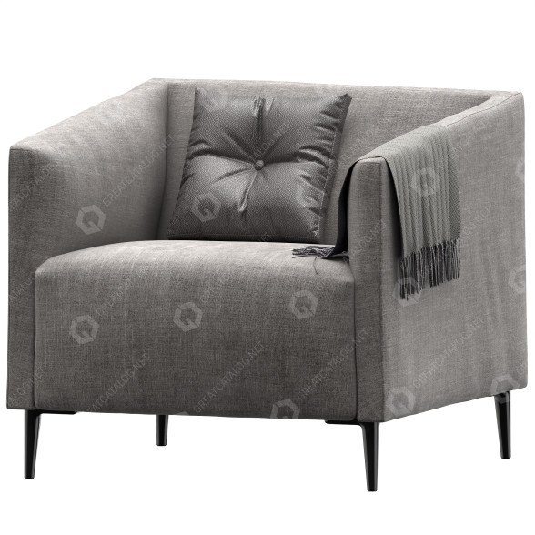 Fauteuil Joquer Gray Contract modèle 3D