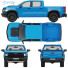 Автомобіль Chevrolet Silverado ZR2 - zifir3d