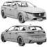 Car Peugeot 308 SW - zifir3d