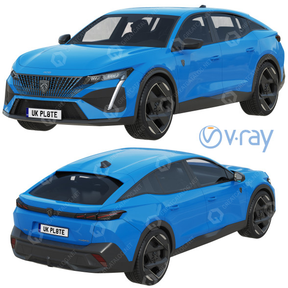 Samochód Peugeot 408 model 3D