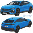 Samochód Peugeot 408 - zifir3d