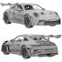 Coche Porsche 911 GT3 RS - zifir3d
