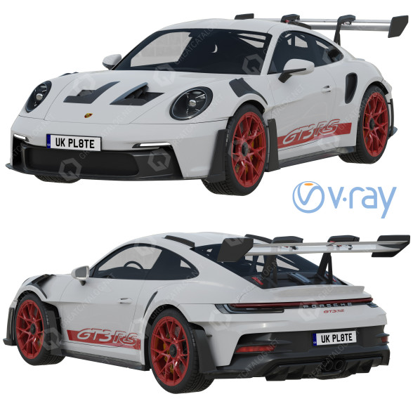 Coche Porsche 911 GT3 RS Modelo 3D