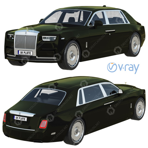 Автомобіль Rolls-Royce Phantom Extended Series II 3D модель