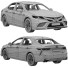 Автомобіль Toyota Camry XSE Hybrid - zifir3d