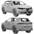 Автомобіль Alfa Romeo Tonale - zifir3d